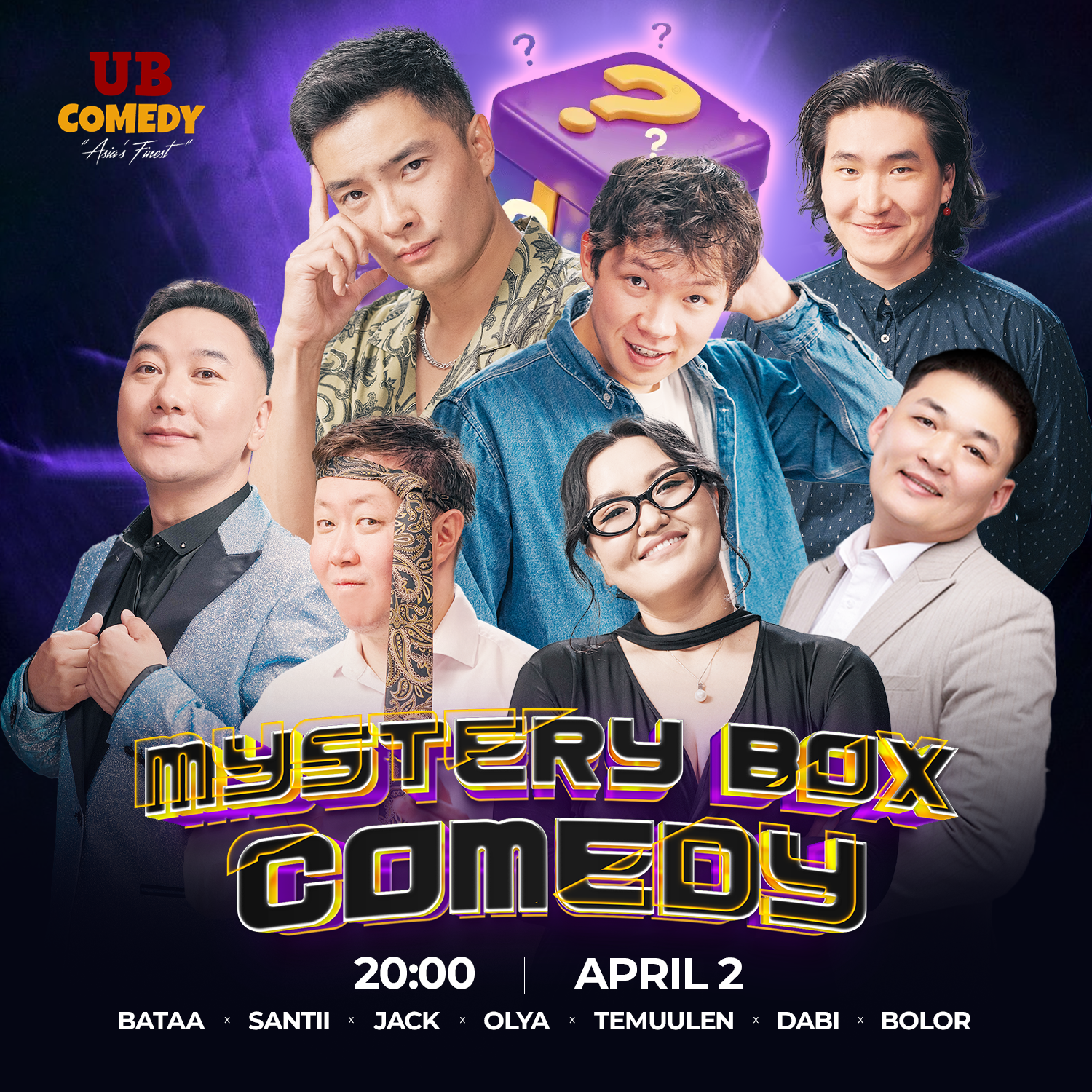 Mystery box comedy show